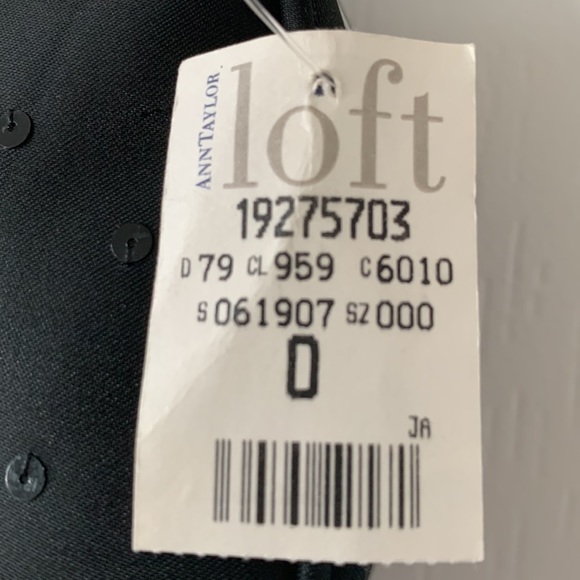 NWT LOFT Black Sequins Small Shoulder Bag - Picture 4 of 16